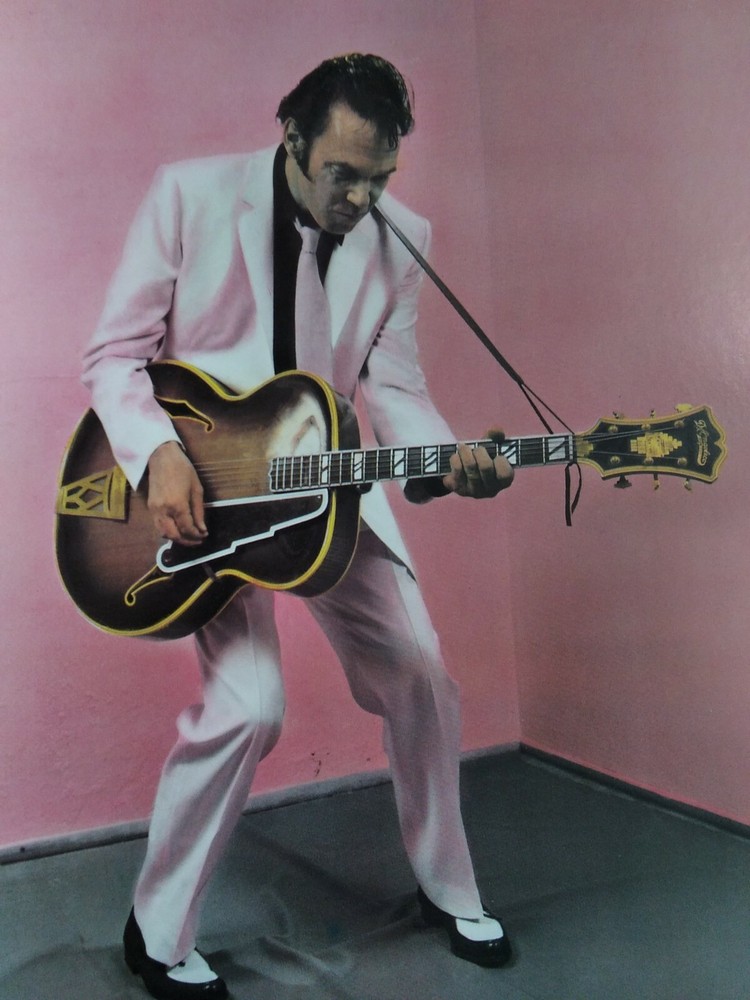 Neil Young Poster Promo Flat 12x12 Rare VHTF Original 1983 Shocking Pinks Everyb