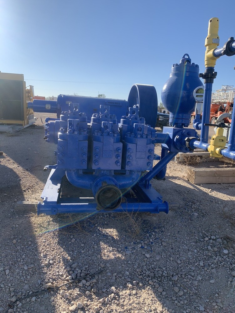 national 9p100 triplex mud pump