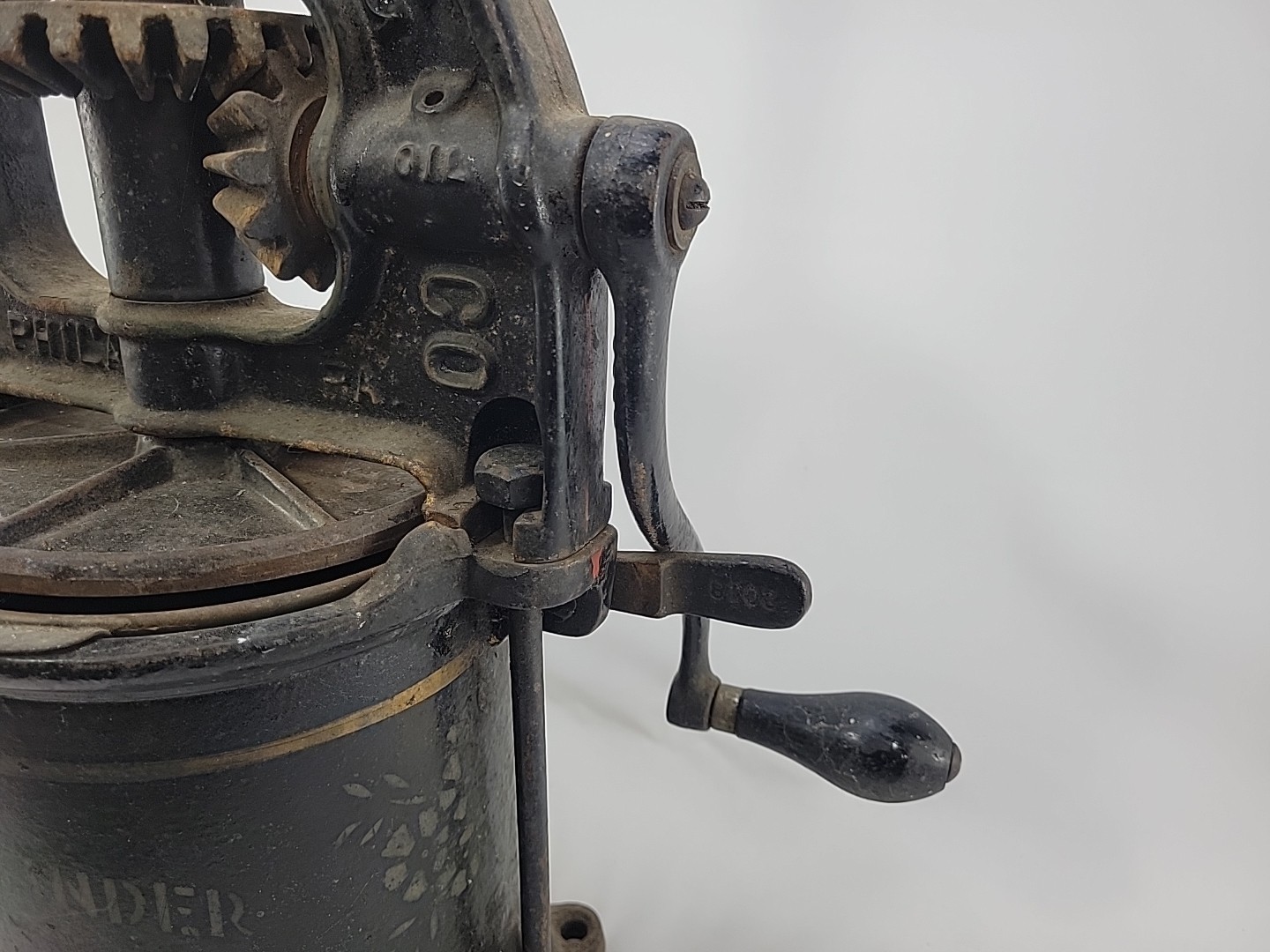 Antique Cast Iron Enterprise 4 Quart Fruit Press & Sausage Stuffer No. 25