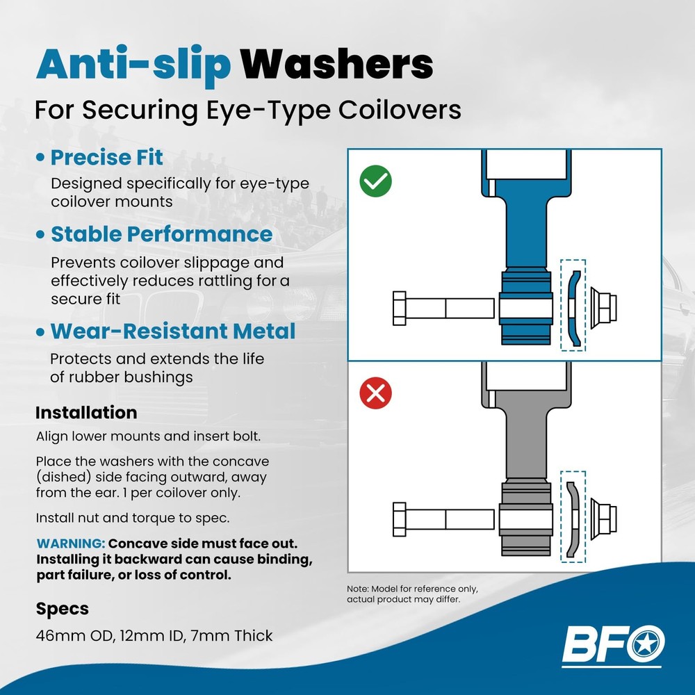 E46 Coilover Struts Adjustable Height Lowering Suspension Kit Black 1998-2005