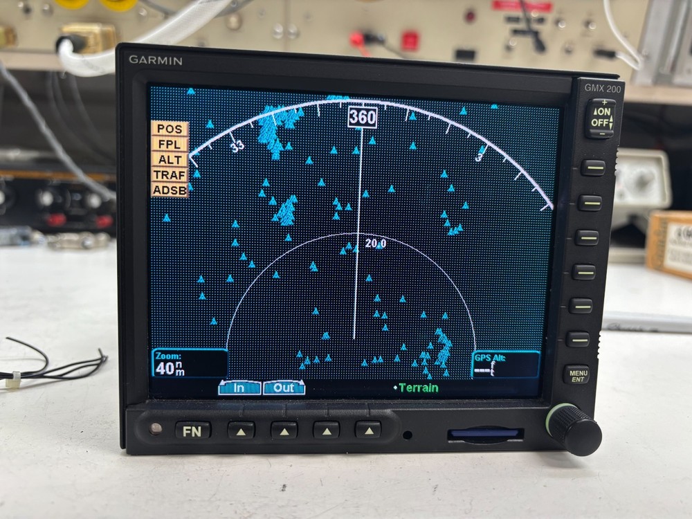GARMIN GMX 200 MFD Multi-Function Display PN 011-01271-00 w/ 8130 + Tray + Data