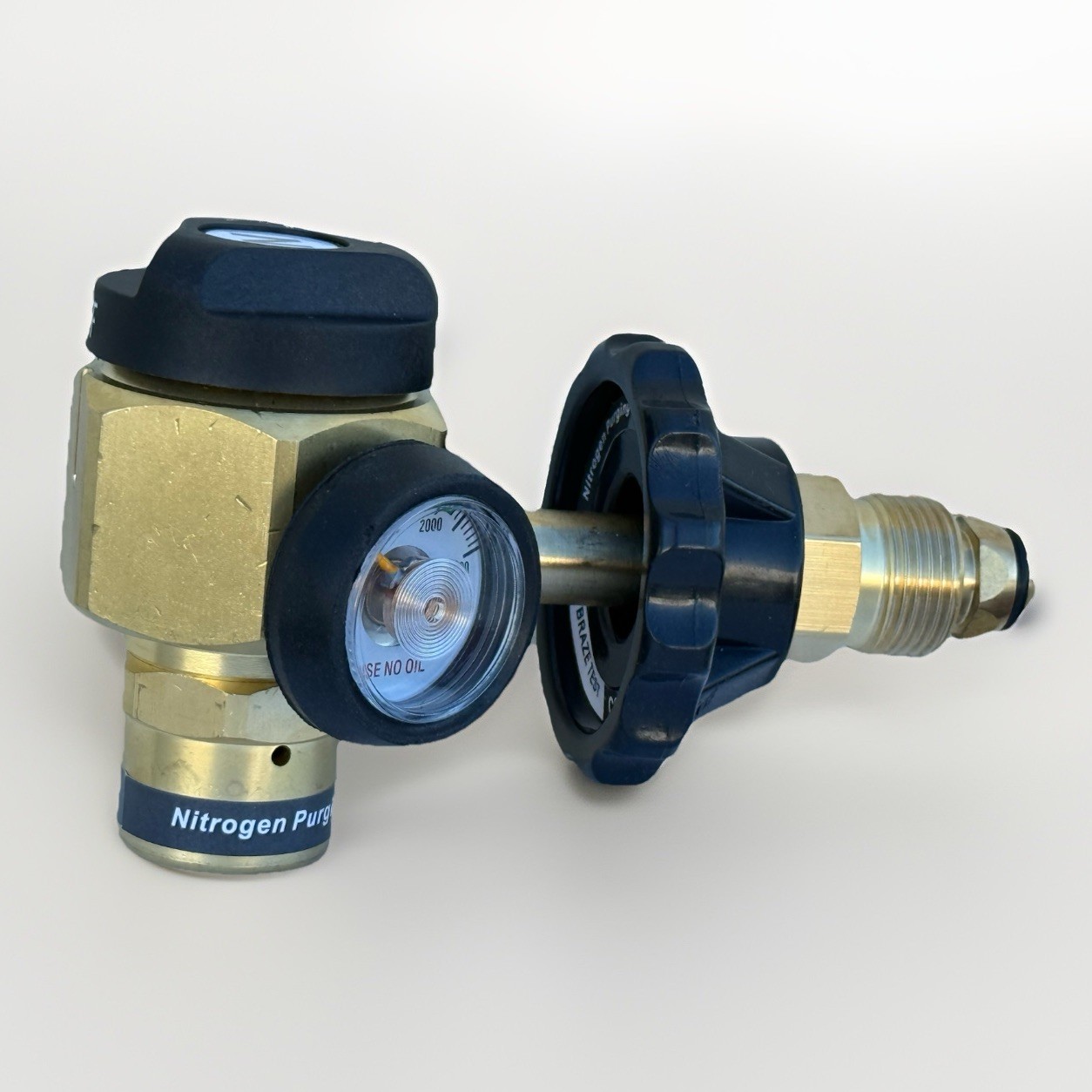 Nitrogen Purging Regulator 500PSI HVAC Gas Leak Testing Braze Welding