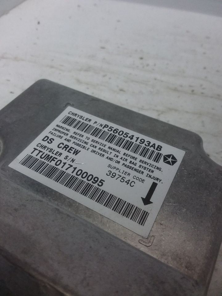 SRS Control Module Below Console Crew Cab Fits 10-11 DODGE RAM 1500 PICKUP