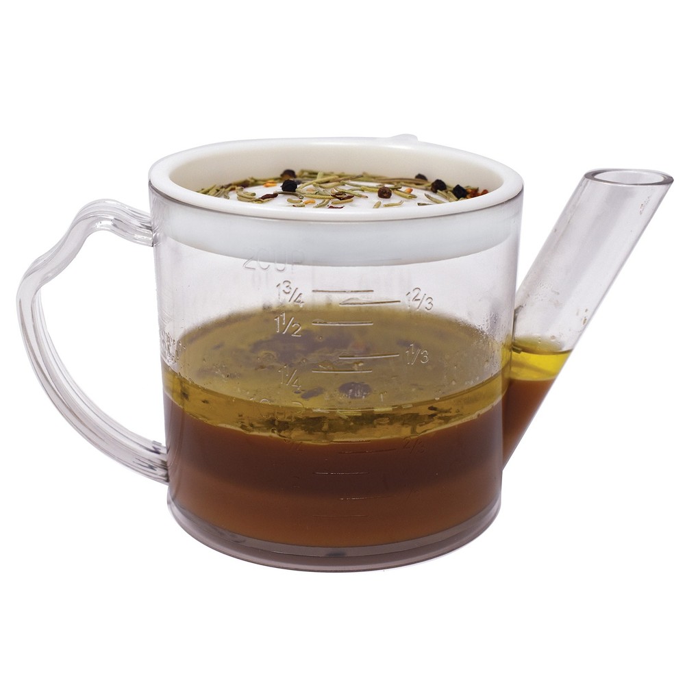 Norpro Clear Separator/Strainer, 1.75 Cup/400ml, Dishwasher Safe