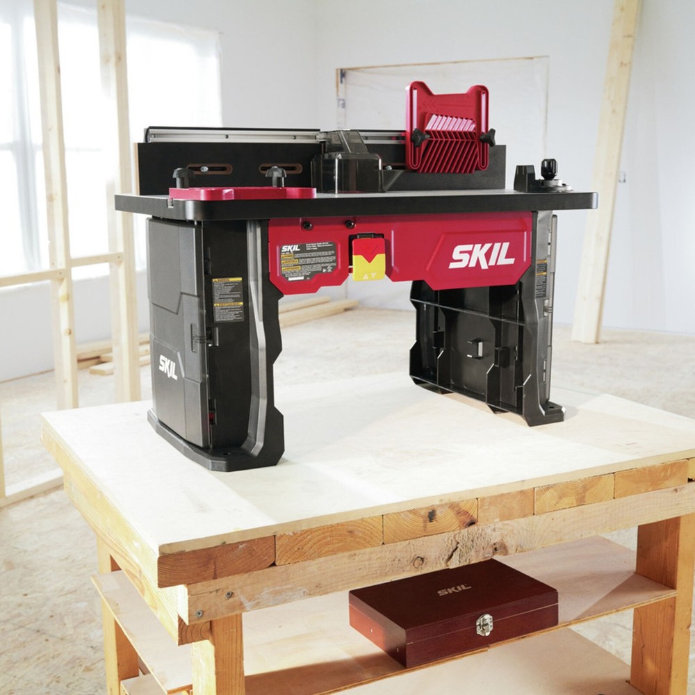 SRT1039 Benchtop Portable Router Table Clamp Adjustable Two Featherboards New