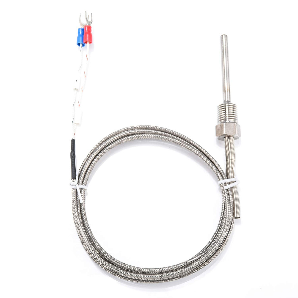 Waterproof K Type Grounded Thermocouple - Temperature Sensor Probe for PID Temp