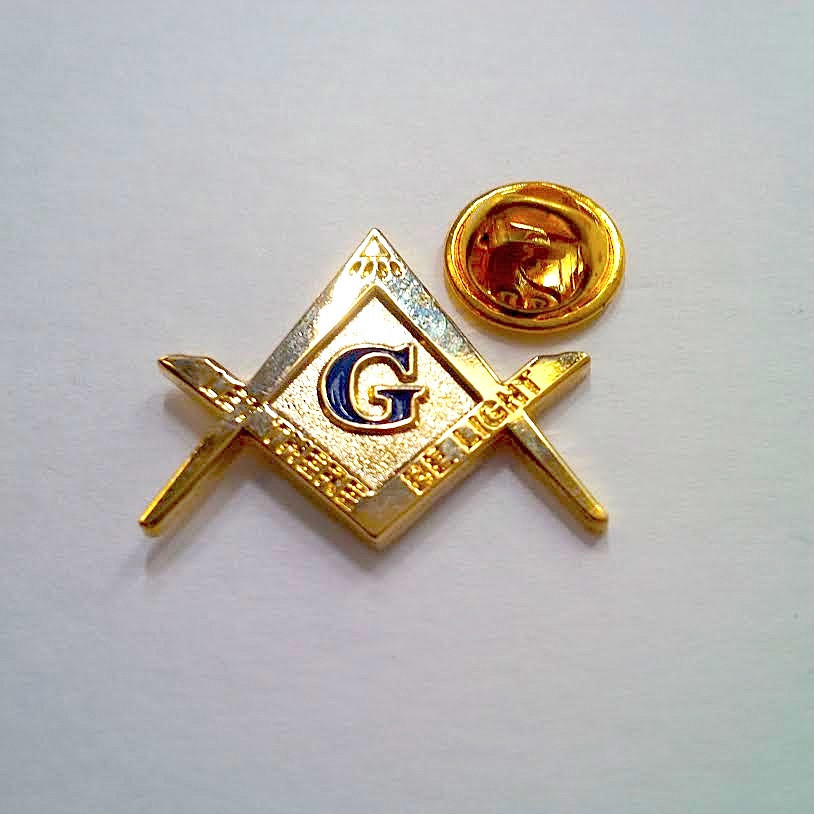 Let There Be Light Master Mason Pin
