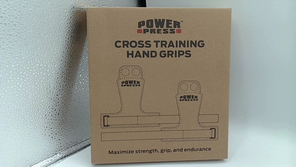 Power Press Weight Lifting Gloves Black Medium Workout Training Pull Ups