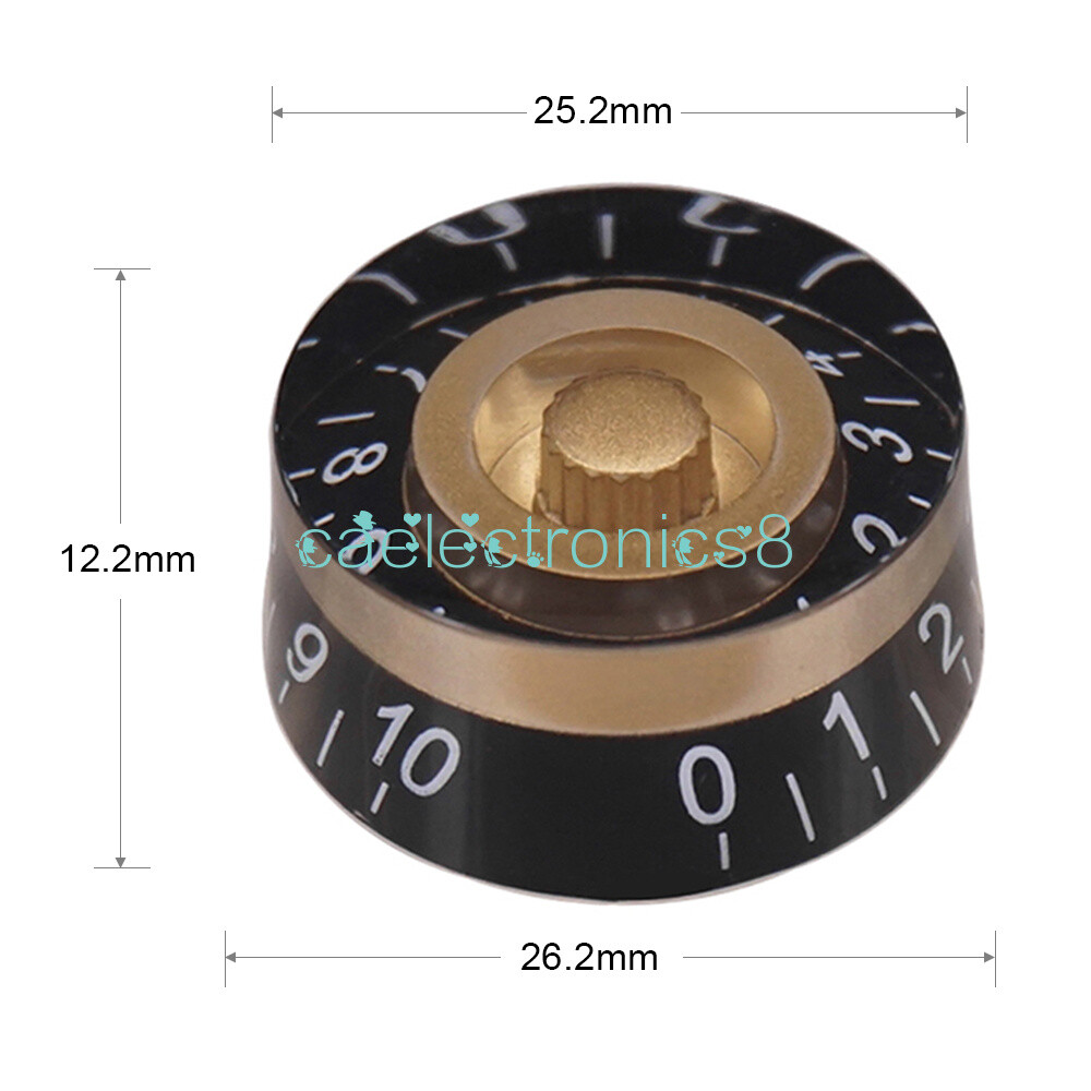 4PCS Electric Guitar Tone Volume Control Knobs for EPI/LP Electric Guitar NEW