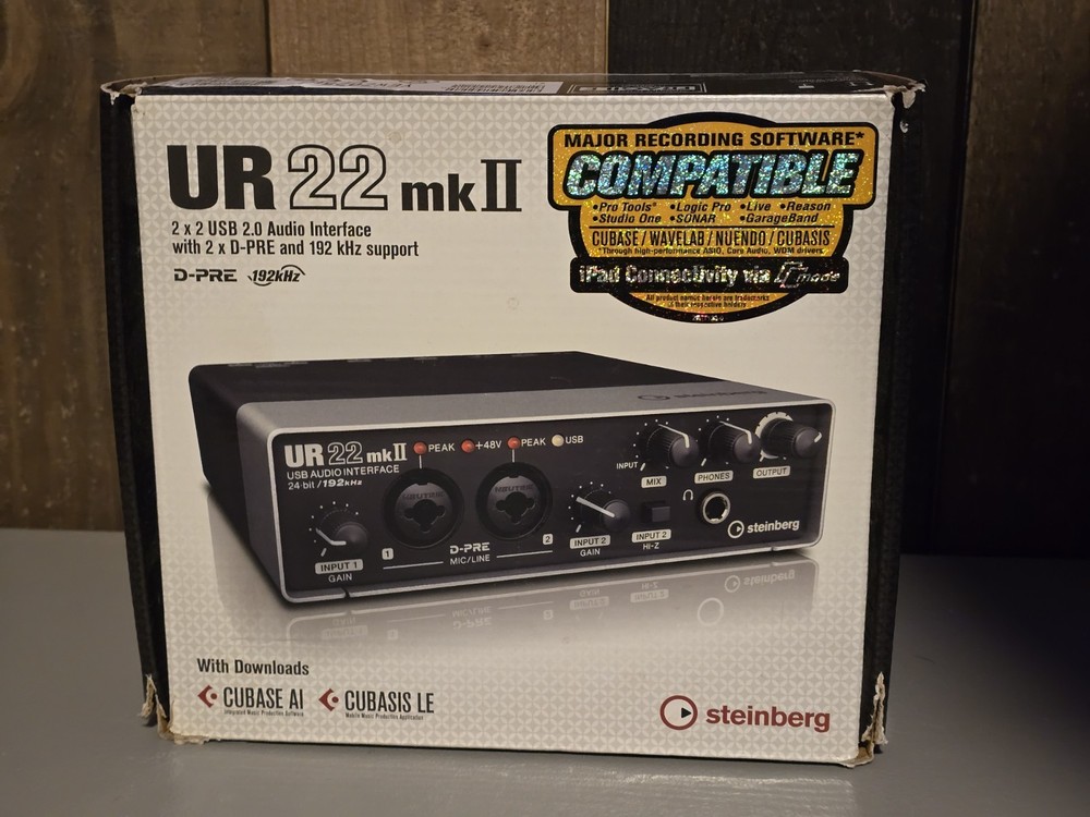 Steinberg UR22 MKII - USB Digital Audio Recording Interface