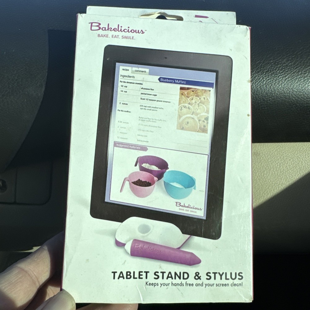 Bakelicious Tablet Stand and Stylus (NEW)