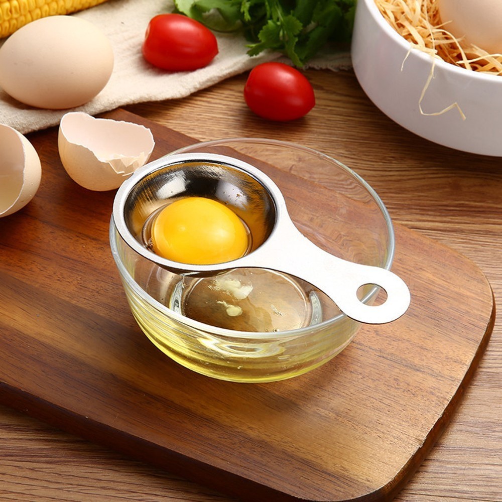 Egg Separator Stainless Steel for Separating Eggs Without Mess 13x20x4cm