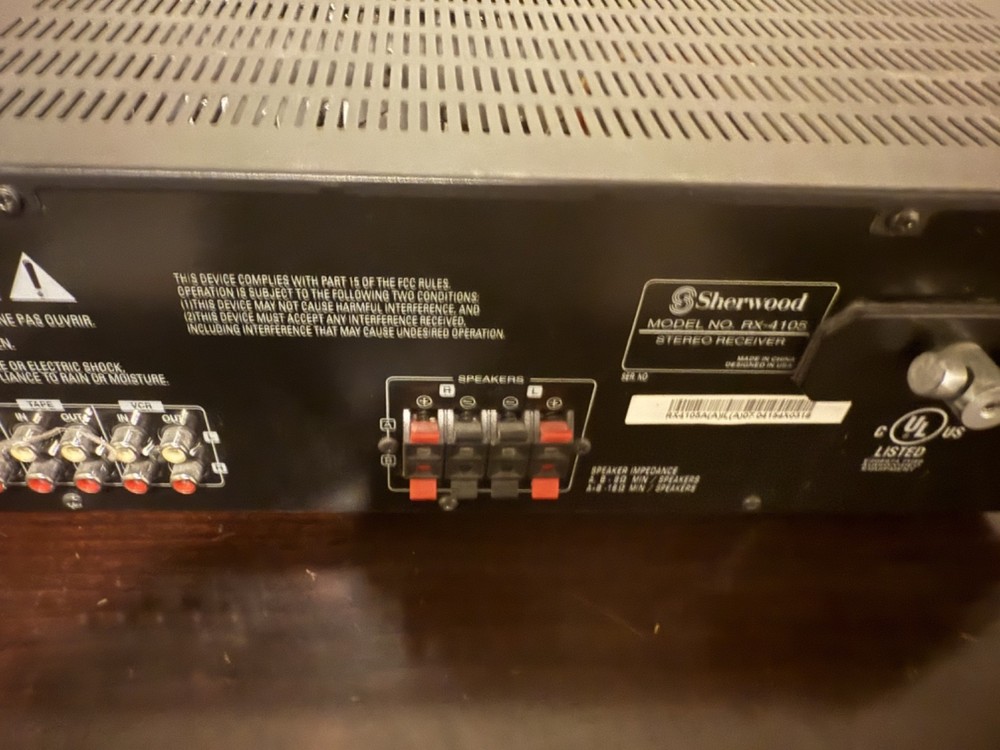 SHERWOOD RX-4105 STEREO WORKING