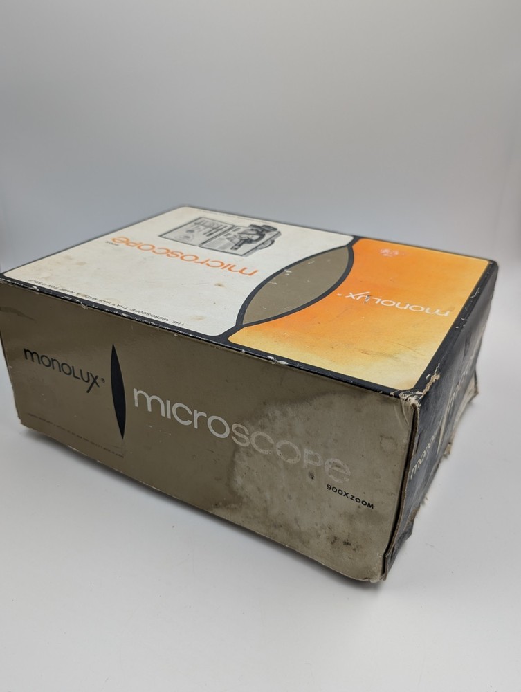 Vintage Monolux Microscope 900x With Case