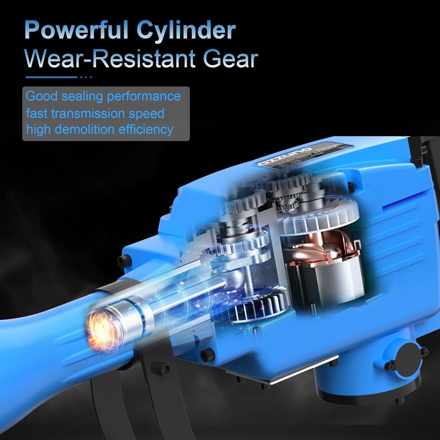 2200W Demolition Jack Hammer Electric Concrete Breaker with Case