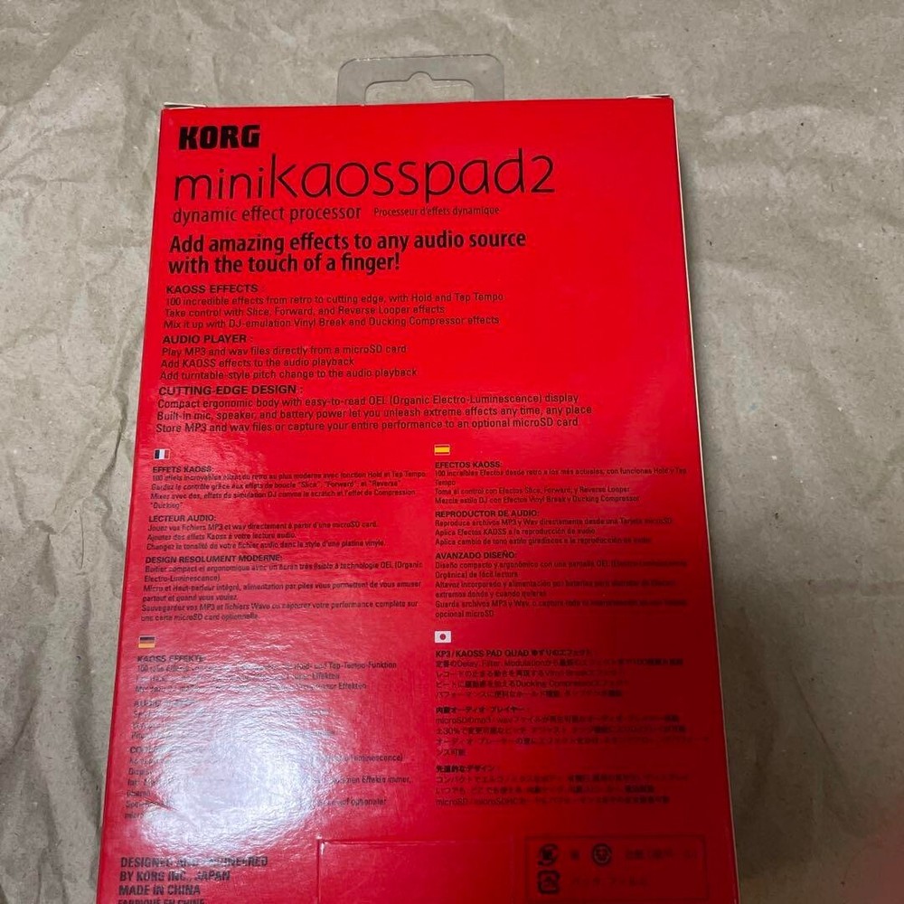 NEW KORG KP2 mini KaossPad2 Dynamic Effect Processor Samplers Japan