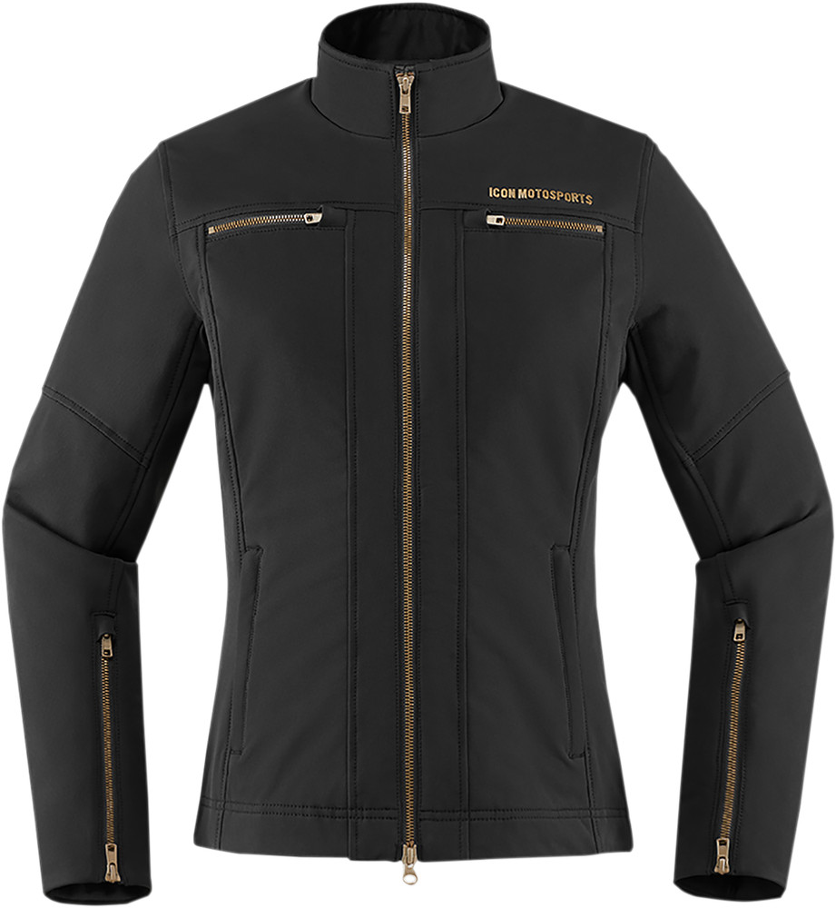 Icon Women's Hella 2 Jacket Lg Black