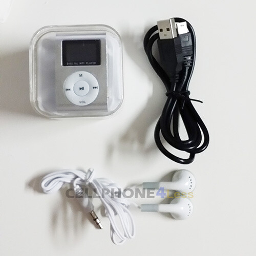 MP3 Music Player With Digital LCD Screen Mini Clip Support 32GB MicroSD