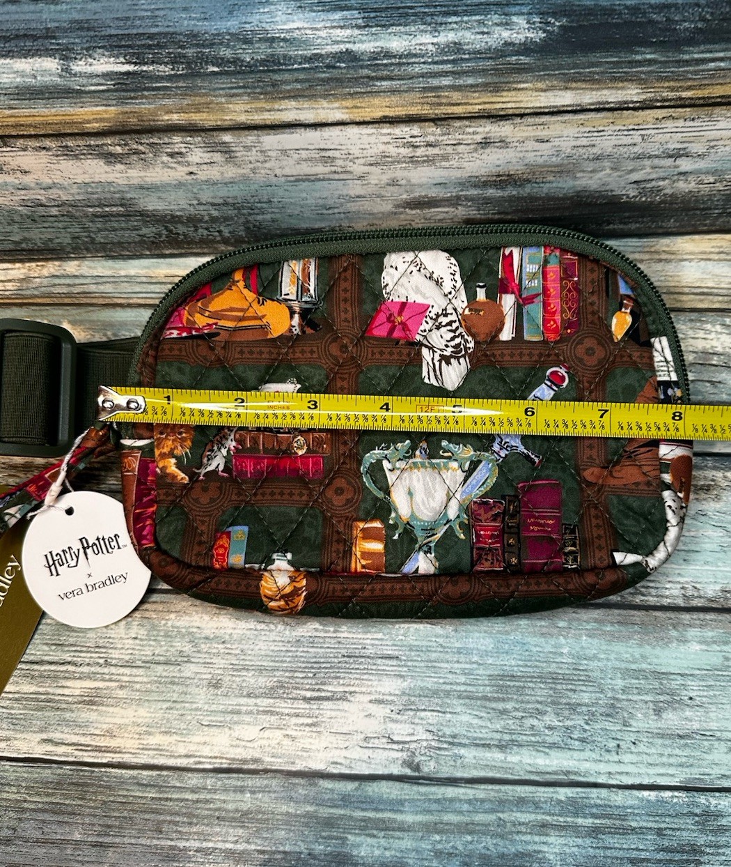 NEW Vera Bradley Woodward Small Belt Bag ⚯ ͛ Harry Potter Hogwarts Library