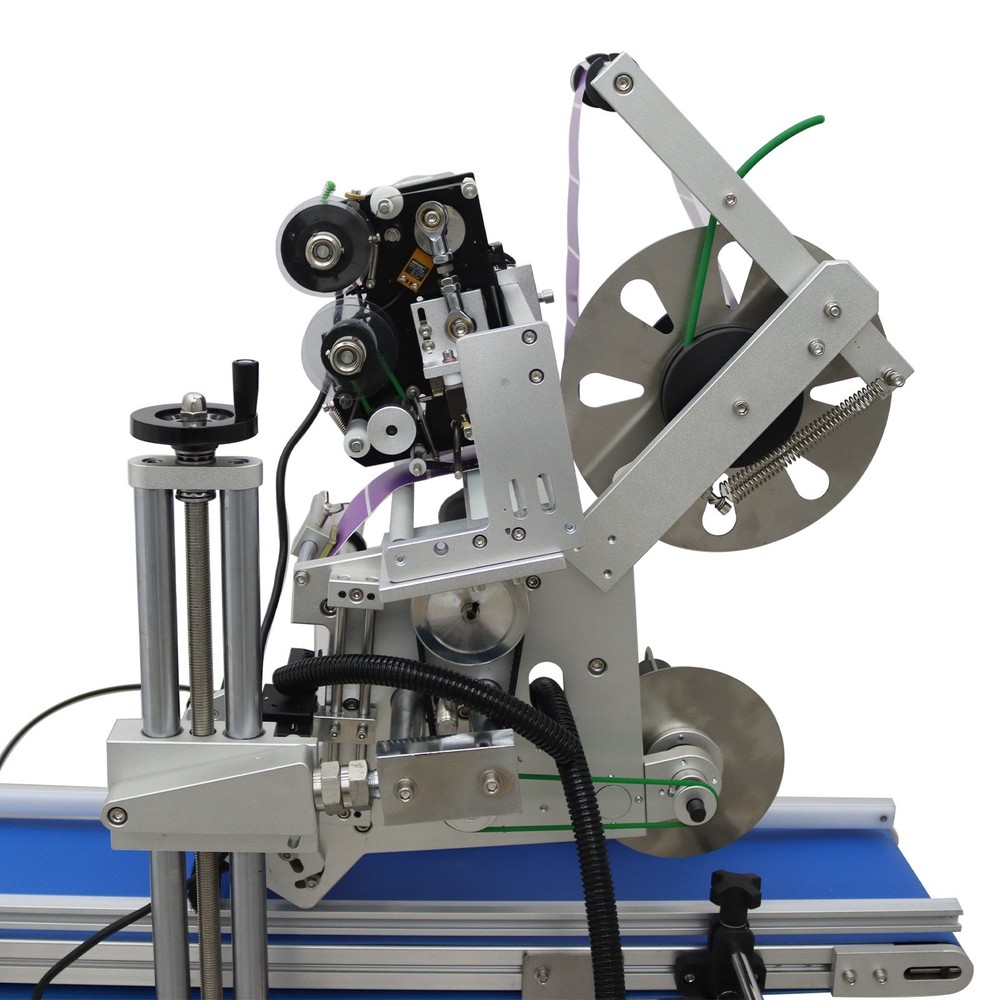 Automatic Desktop Conveyor Table Plate Coding Labeling Machine 25-50PCS/min 800W