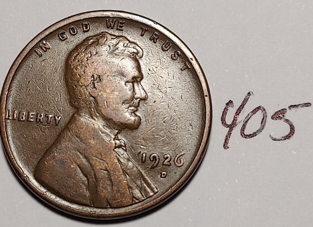 1926-D Lincoln Wheat Cent #405