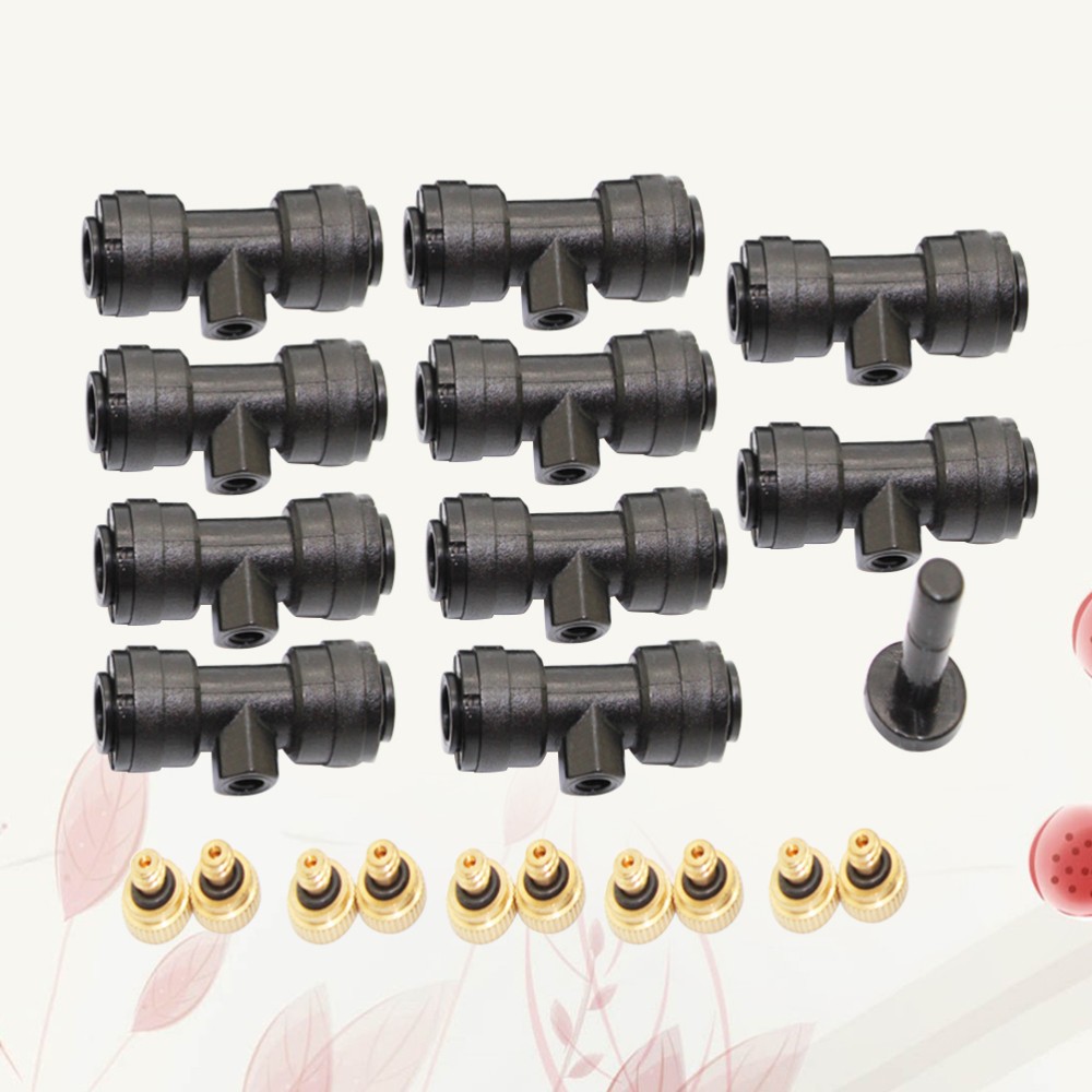 21 Pcs Garden Irrigation Atomizing Spray Nozzle Sprayer Copper Atomization