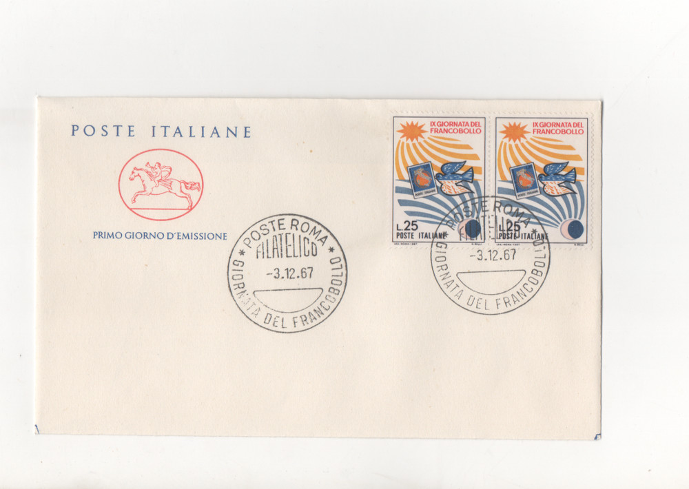 REPUBLIC - FDC - 1967 - DAY - DEL - STAMP