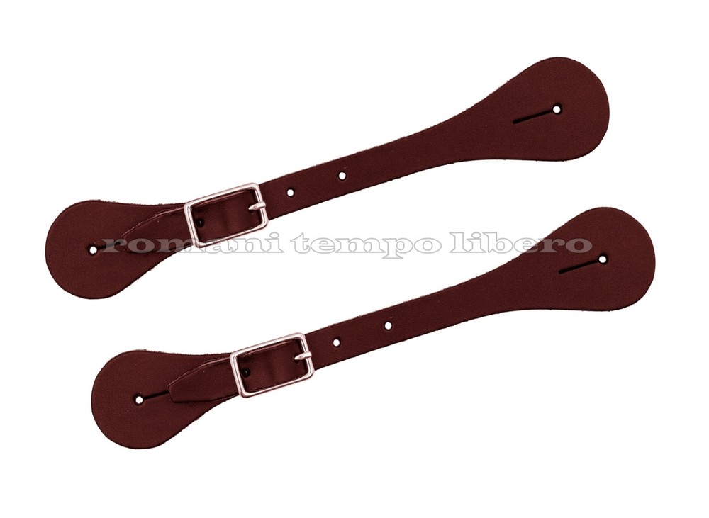 WESTERN SMOOTH LEATHER SPUR STRAP LACES