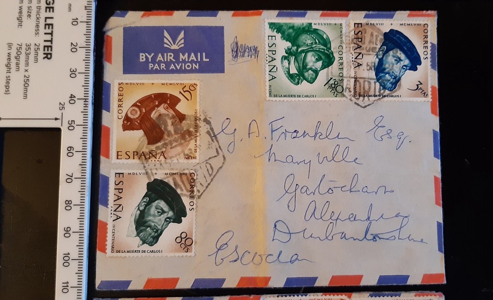 SPAIN 1950's AIRMAIL COVERS 3X COVERS