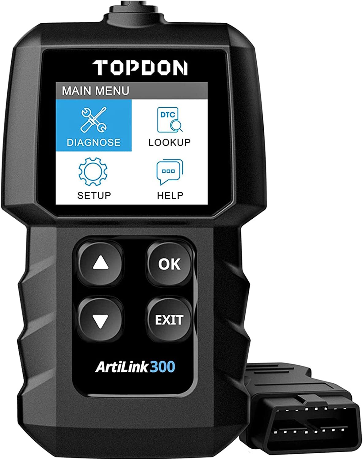 New TOPDON AL300 OBD2 Code Reader Scanner Car Smog Check Engine Fault Diagnostic