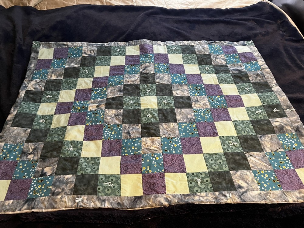 Handmade Quilt 29" x 39"
