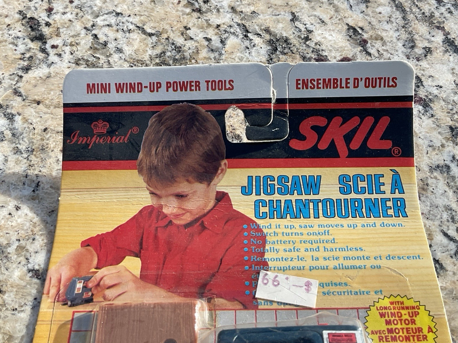 1988 Vintage Wind Up Skil Imperial Mini Power Tools Complete Set Lot Of 4