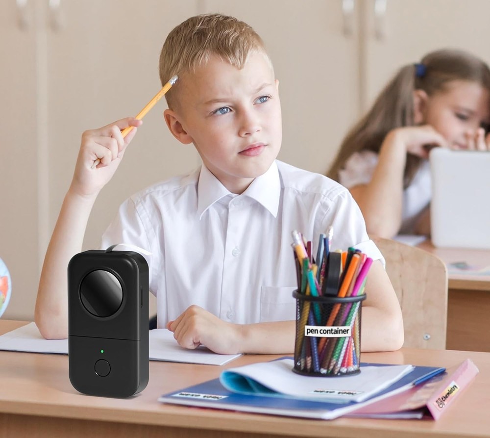 Bluetooth Mini Label Maker for Kids School Items, Inkless Thermal Label Printer