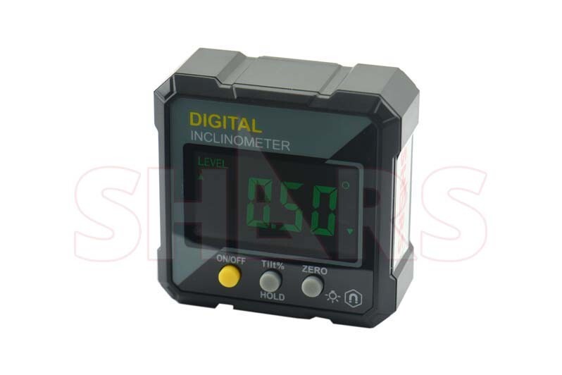 0-360° Digital LCD Angle Finder Protractor Inclinometer 1-Side Magnetic Base !]
