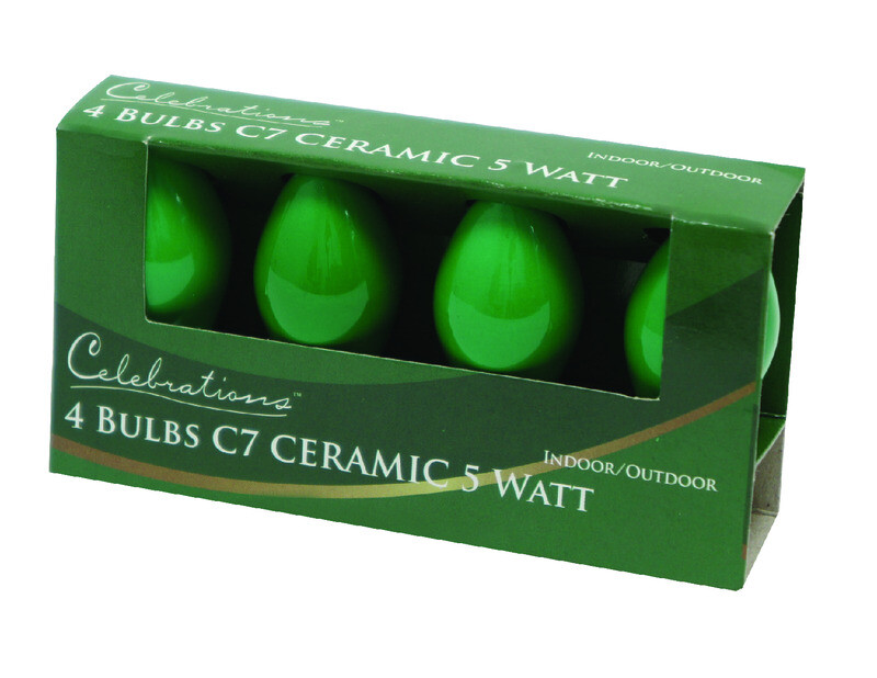 Celebrations Incandescent Green Replacement Bulb