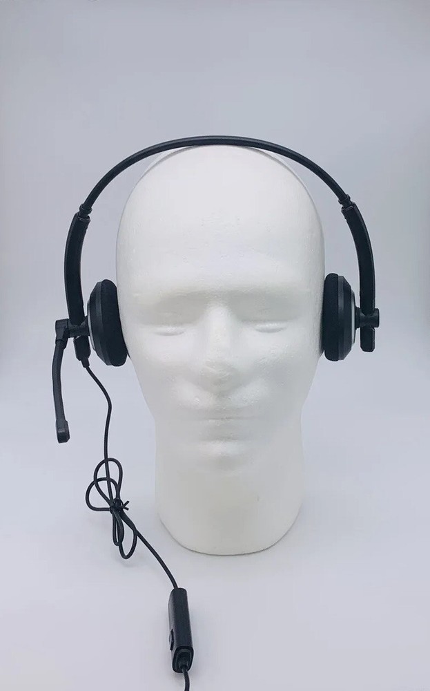 Awatrue Computer Headset EH05 with Microphone Wired 3.5mm Jack Black - Open Box