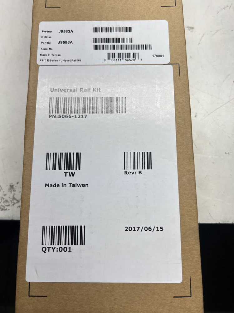 J9583A HPE X410 Universal 4-Post Rack Mounting Kit - New In Box