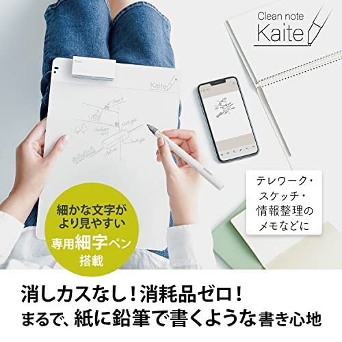 PLUS Memo Pad Clean Note Kaite2S A4 Plain KA-202P-JP2 428-712 Paperles
