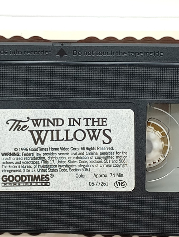 The Wind In The Willows (VHS, 1998, Clamshell)
