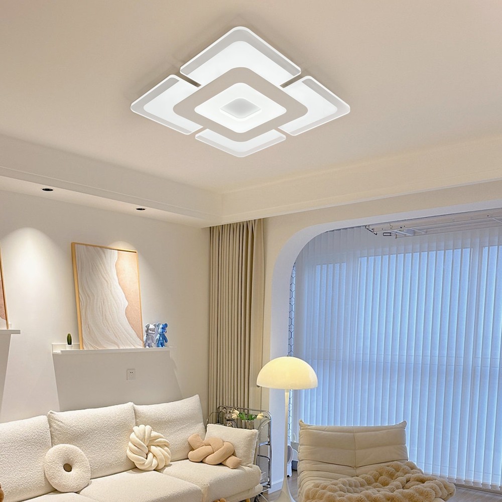 Square Ceiling Light LED Ceiling Lamp Flush Mount Ceiling Lighting Fixture
