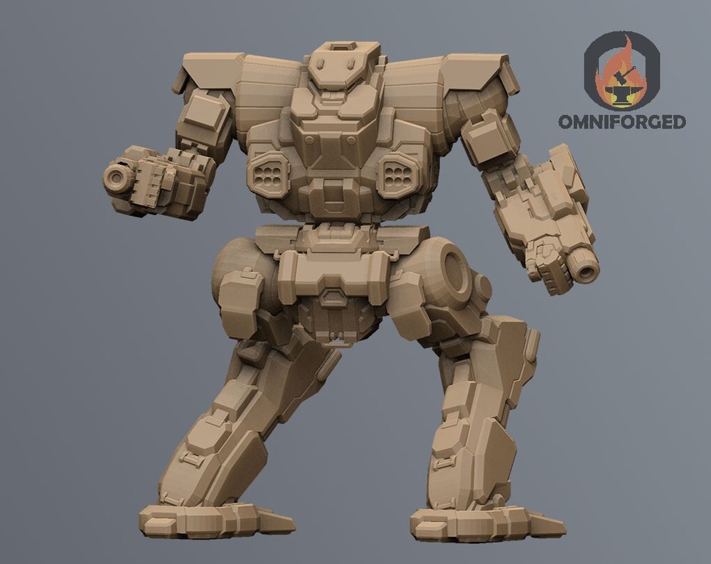 Thug Mini THG-11EB Mech MWO Miniature Compatible with Battletech