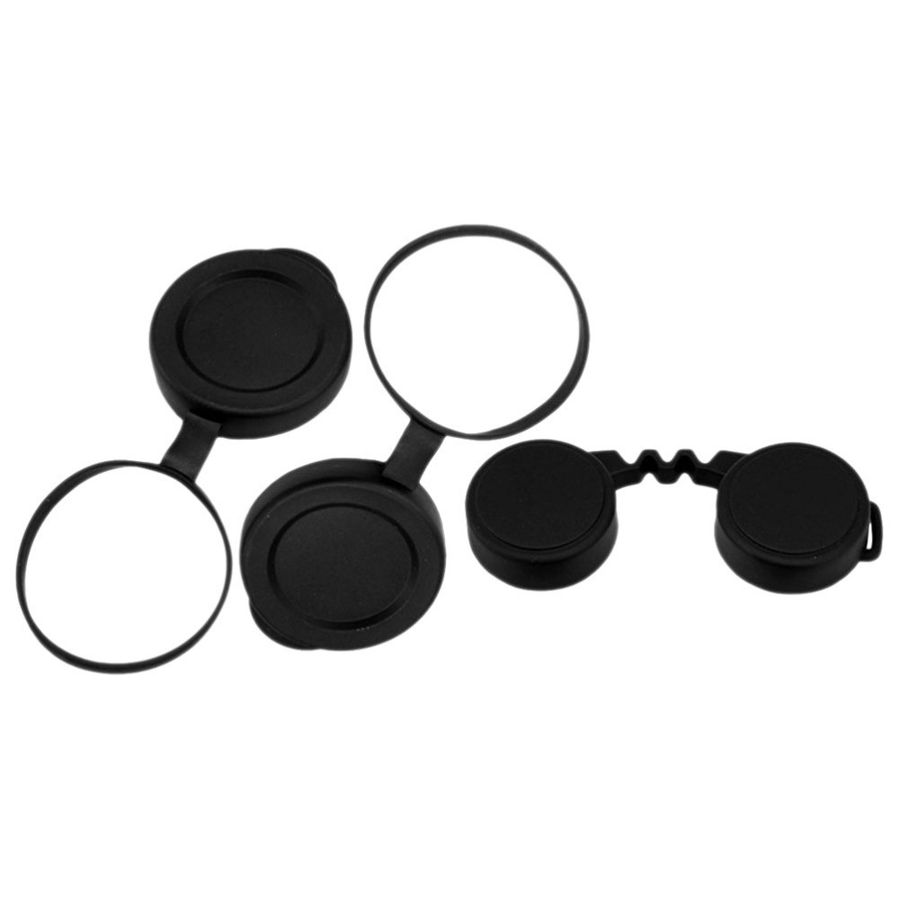 1 Set Binocular Objective Lens Caps Rubber Objective Lens Protect Covers