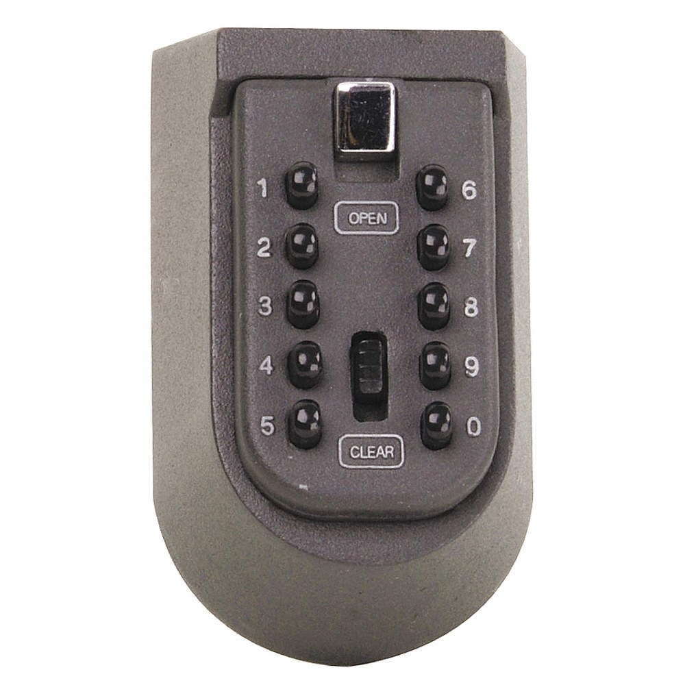 GRAINGER APPROVED 33J855 Lock Box, Surface Mount, 3 Keys 33J855