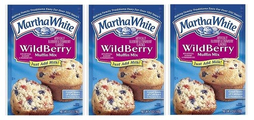 Martha White Wildberry Muffin Mix 3 Pack