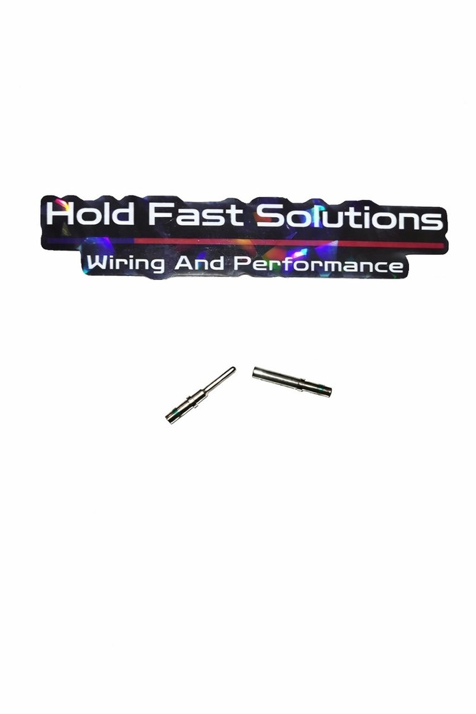 100 Pair Deutsch DT Size 16 Solid Contacts Terminal Pins, 200 Pieces
