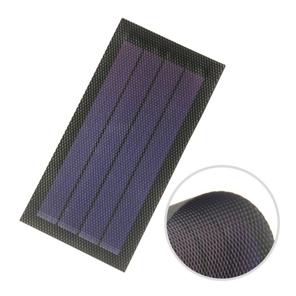 1W Flexible 6V Amorphous Silicon Solar Panel - Perfect For DIY Projects! New