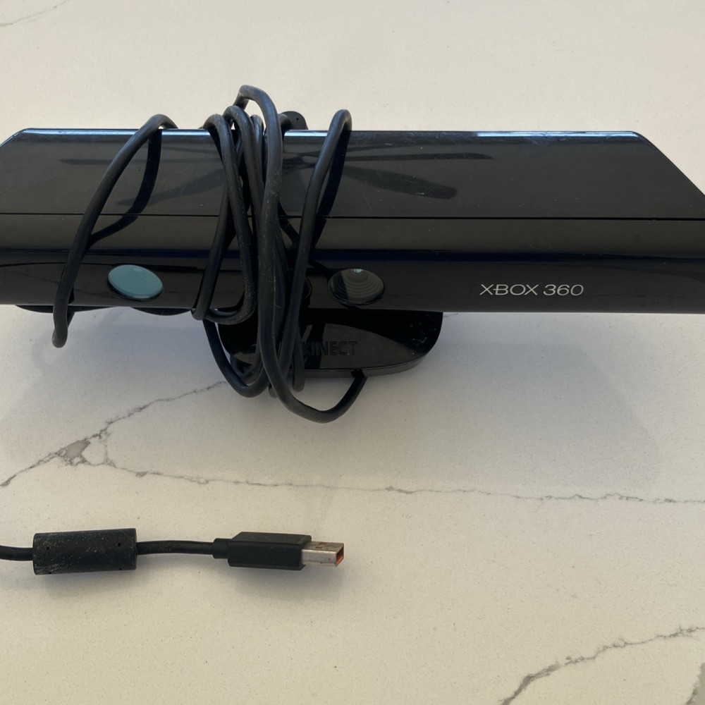 Microsoft Xbox 360 Kinect Motion Sensor Model 1414 Black Wired for Console