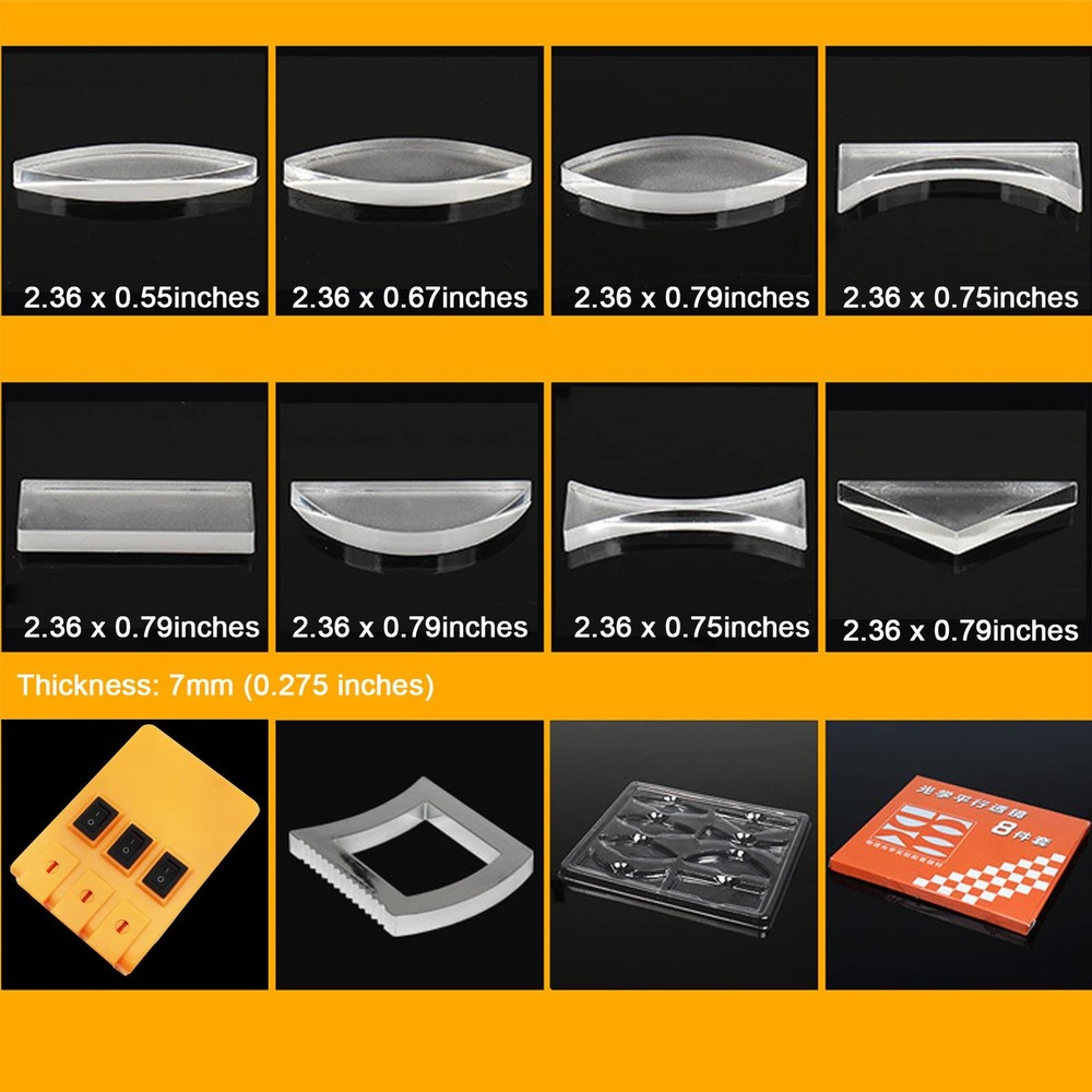 Physics Optical Experiment Set Multifunction Reflector Refraction Triangular ...