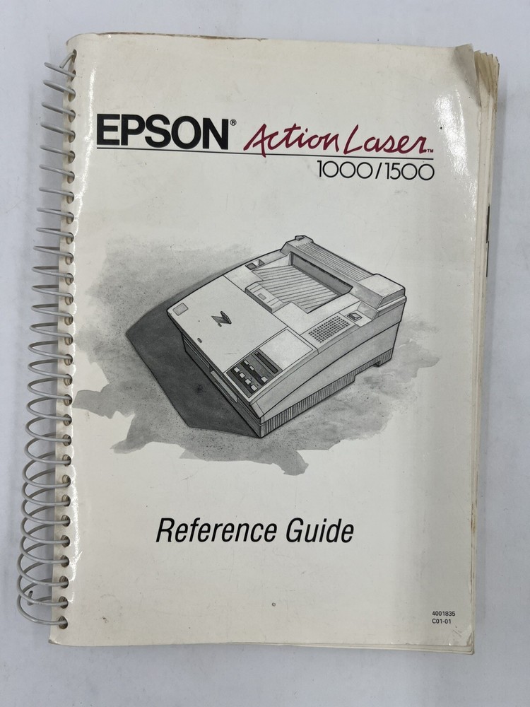 epson action printer 1000/1500 Reference Guide