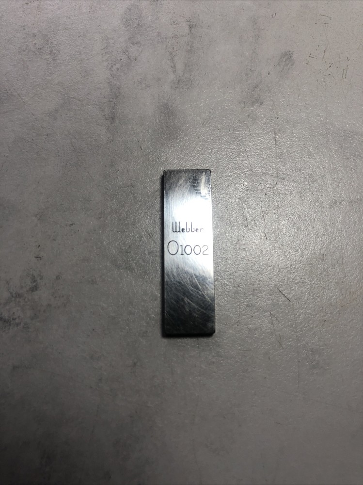 Webber .1002” Gage Block